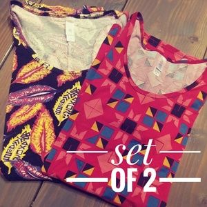2 lularoe med tops